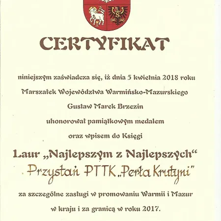 Osrodek Wypoczynkowo-turystyczny Perla Krutyni